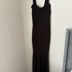 Boohoo Black Maxi Dress